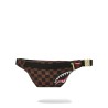 PEEKING CHARACTER CHECK CROSSBODY SPRAYGROUND 910B7512NSZ BROWN