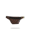 PEEKING CHARACTER CHECK CROSSBODY SPRAYGROUND 910B7512NSZ BROWN