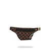 PEEKING CHARACTER CHECK CROSSBODY SPRAYGROUND 910B7512NSZ BROWN