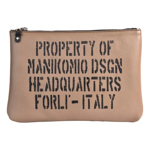 POCHETTE LARGE MANIKOMIO CLUTCH_L TAUPE