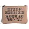POCHETTE LARGE MANIKOMIO CLUTCH_L TAUPE