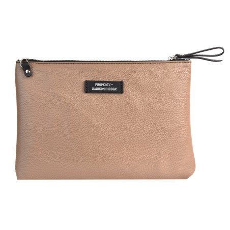 POCHETTE LARGE MANIKOMIO CLUTCH_L TAUPE