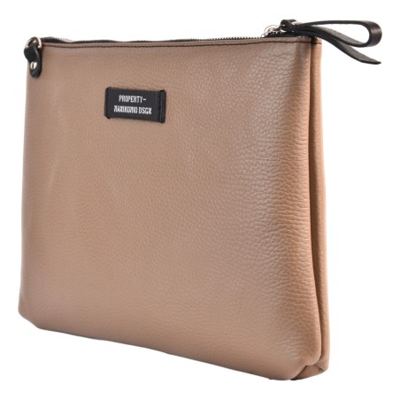 POCHETTE LARGE MANIKOMIO CLUTCH_L TAUPE