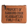 POCHETTE LARGE MANIKOMIO CLUTCH_L TOBACCO