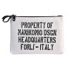 POCHETTE LARGE MANIKOMIO CLUTCH_L WHITE