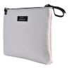 POCHETTE LARGE MANIKOMIO CLUTCH_L WHITE