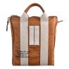 BORSA DUE MANICI MEDIA MANIKOMIO KW_LEATHER TOBACCO