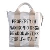 BORSA DUE MANICI MEDIA MANIKOMIO KW_LEATHER WHITE