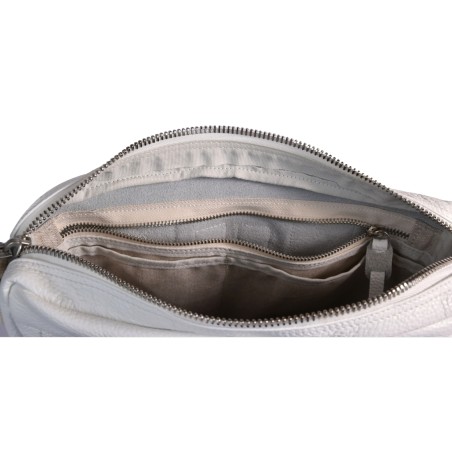 BORSA DUE MANICI MEDIA MANIKOMIO KW_LEATHER WHITE
