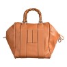 BORSA LADY 24 BAMBOO LEATHER MANIKOMIO LADY24_BAMBOO TOBACCO