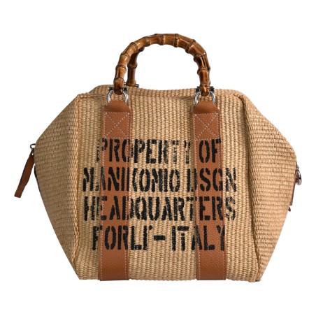 BORSA LADY 24 CAPRI MANIKOMIO LADY24_CAPRI TOBACCO