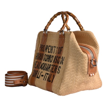 BORSA LADY 24 CAPRI MANIKOMIO LADY24_CAPRI TOBACCO