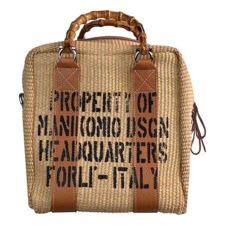 BORSA LADY 24 CAPRI MANIKOMIO LADY24_CAPRI TOBACCO