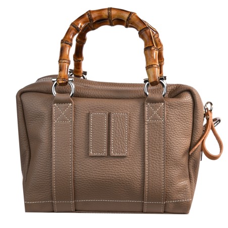 BORSA MARTY BAMBOO LEATHER MANIKOMIO MARTY TAUPE