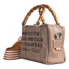 BORSA MARTY BAMBOO LEATHER MANIKOMIO MARTY TAUPE