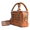 BORSA MARTY BAMBOO LEATHER MANIKOMIO MARTY TOBACCO