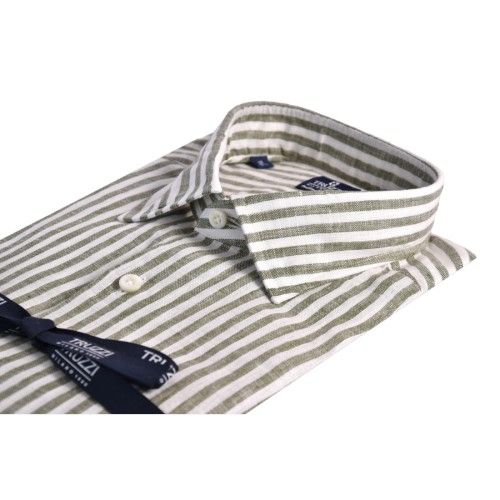 CAMICIA IN LINO TRUZZI OS-RO25 538