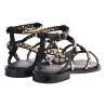 SANDALO CON BORCHIE ASH PANDORA01 BLACK