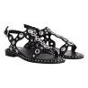 SANDALO CON BORCHIE ASH POP01 BLACK