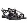 SANDALO CON BORCHIE ASH POP01 BLACK