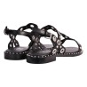 SANDALO CON BORCHIE ASH POP01 BLACK