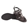 SANDALO CON BORCHIE ASH POP01 BLACK