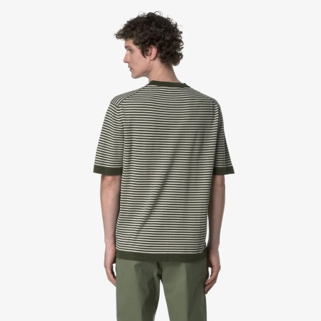 T-SHIRT COMBE STRIPES K-WAY K61274W B0K