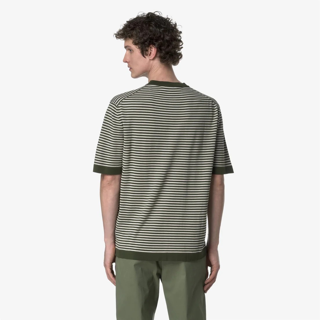 Tシャツ・カットソー K-WAY Men T-shirt Beige K61274W B0A A14020_0AJDD_9CJ_F.jpg