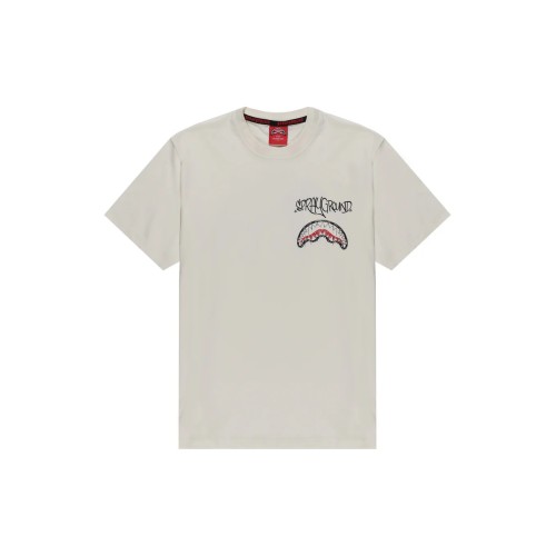 DIABLO BEAR DOODLE T-SHIRT SPRAYGROUND SP696 IVORY