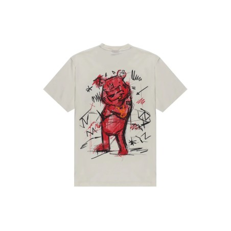 DIABLO BEAR DOODLE T-SHIRT SPRAYGROUND SP696 IVORY