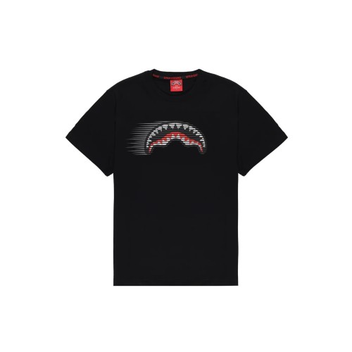 FASTEST SHARK T-SHIRT SPRAYGROUND SP721 BLACK