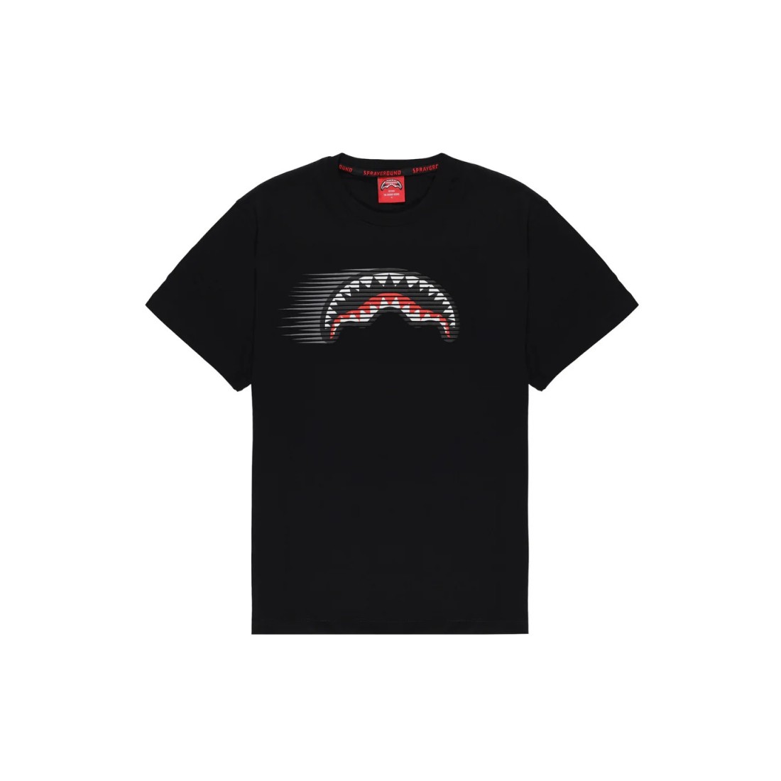 FASTEST SHARK T-SHIRT SPRAYGROUND SP721 BLACK