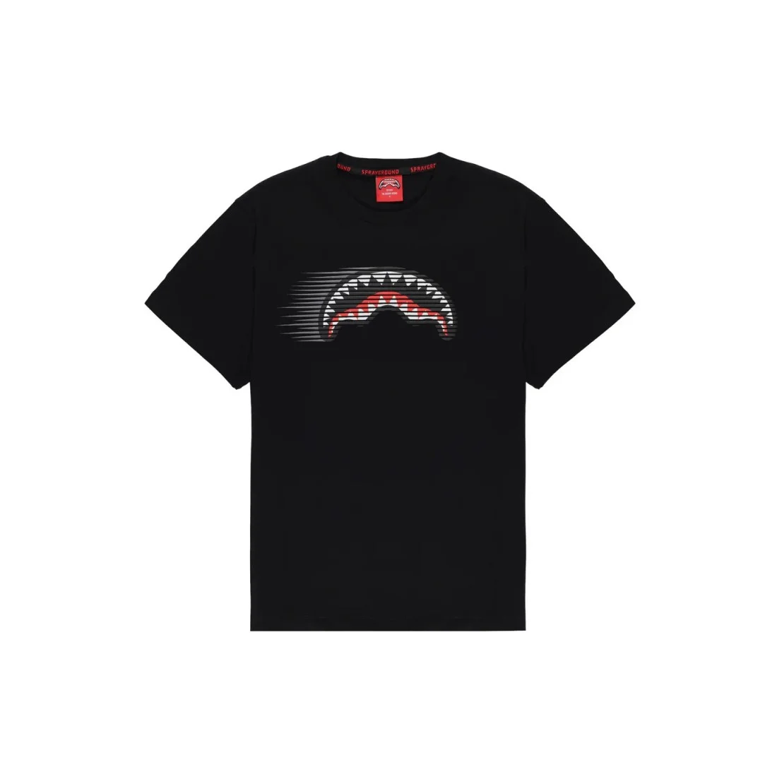 FASTEST SHARK T-SHIRT SPRAYGROUND SP721 BLACK