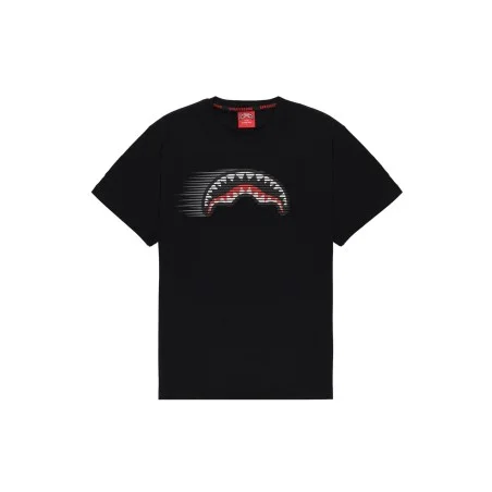 FASTEST SHARK T-SHIRT SPRAYGROUND SP721 BLACK