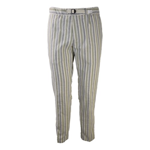 PANTALONE RIGHE WHITE SAND SU66355 125