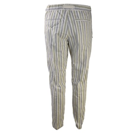 PANTALONE RIGHE WHITE SAND SU66355 125