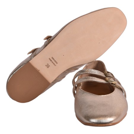 BALLERINA DOPPIO CINTURINO J.O.LUXURY STYLE 991 PLATINO
