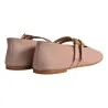 BALLERINA DOPPIO CINTURINO J.O.LUXURY STYLE 991 TAUPE