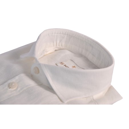 CAMICIA IN LINO BASTONCINO B050.166 01