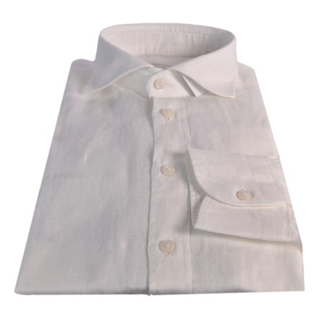 CAMICIA IN LINO BASTONCINO B050.166 01