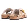 CIABATTA IN CAMOSCIO CON NAPPINE ELENA IACHI C14 BEIGE
