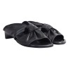 CIABATTA NODO IN NAPPA POEVE 30MM71 NERO