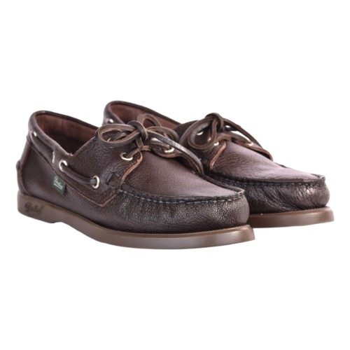 MOCASSINO BARTH MARINE DEERLEATHER PARABOOT 190855 MARRON