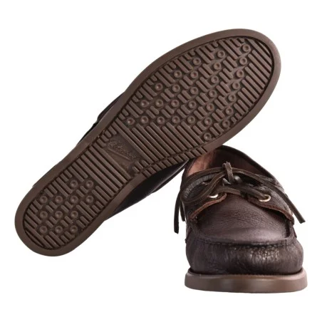 MOCASSINO BARTH MARINE DEERLEATHER PARABOOT 190855 MARRON