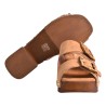 ZOCCOLO CAMOSCIO DOPPIA FIBBIA J.O.LUXURY STYLE 2362 CUOIO