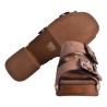 ZOCCOLO CAMOSCIO DOPPIA FIBBIA J.O.LUXURY STYLE 2362 T.MORO
