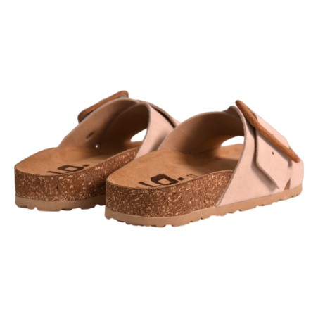 CIABATTA INCROCIO C/FIBBIA J.O.LUXURY STYLE 6166 NUDE/CUOIO