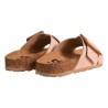 CIABATTA INCROCIO C/FIBBIA J.O.LUXURY STYLE 6166 NUDE/CUOIO