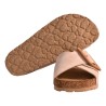 CIABATTA INCROCIO C/FIBBIA J.O.LUXURY STYLE 6166 NUDE/CUOIO