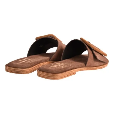 CIABATTA CAMOSCIO FIBBIA J.O.LUXURY STYLE 6208 T.MORO/CUOIO